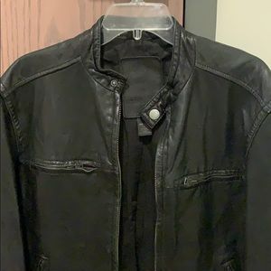 Express genuine leather jacket